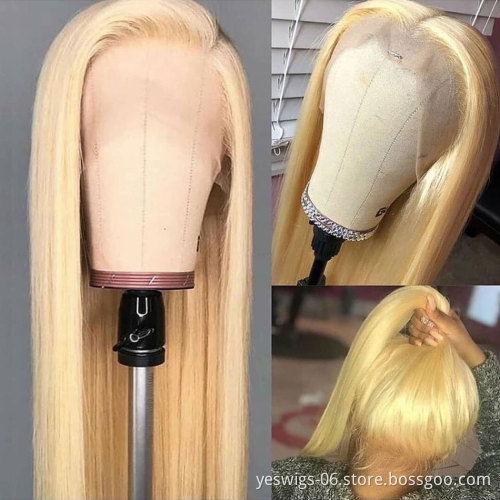 Cheap Yeswigs 613 Blonde Hd Full Transparent Lace Frontal Wig Raw Brazilian Human Hair Lace Front Wig Human Hair For Black Women